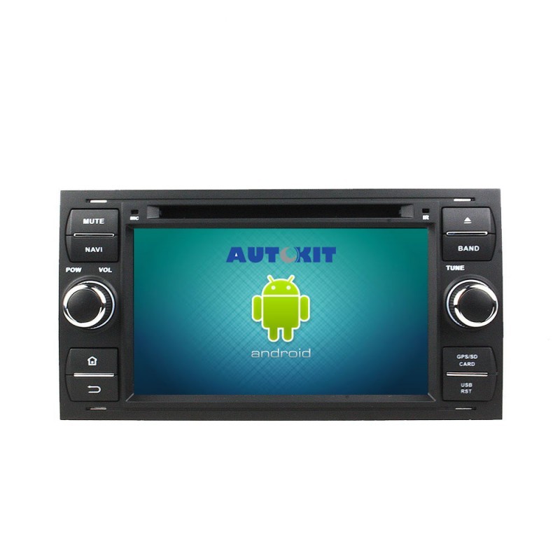 Radio Navegador GPS Android para Ford Fiesta / Focus /  C-MAX / Fusion… (7")