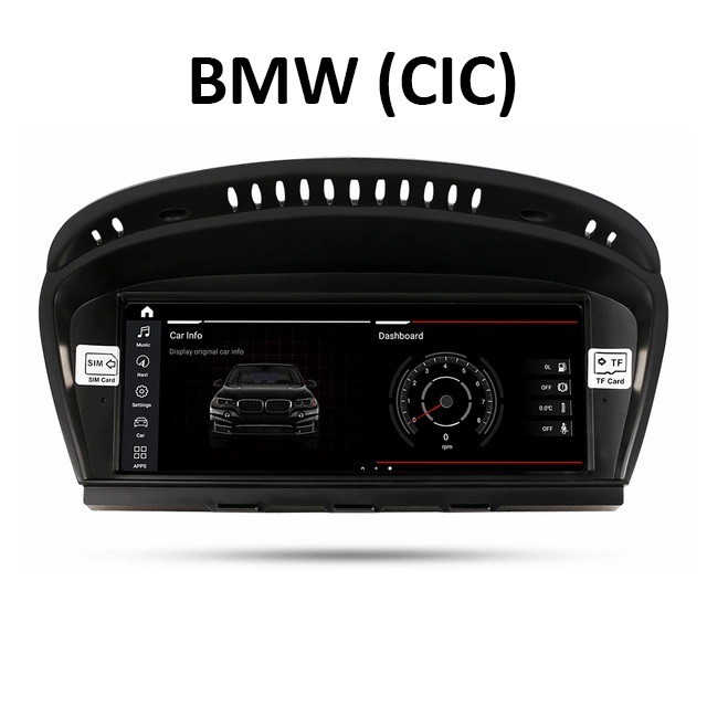 Radio Navegador GPS Android para BMW Serie 3 / 5 / 6 (8,8")