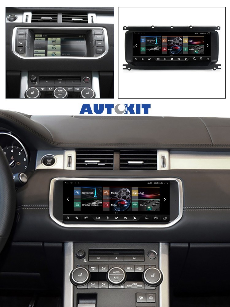 Radio Navegador GPS Android para Range Rover Evoque (10,25")