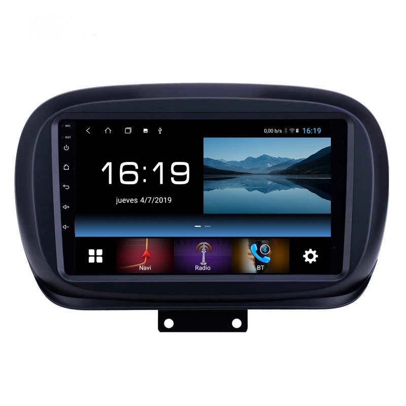 Radio Navegador GPS Android para Fiat 500X (9")