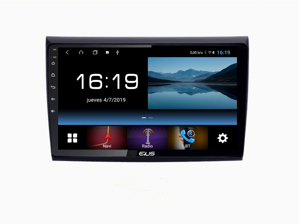 Radio Navegador GPS Android para Fiat Bravo (9")