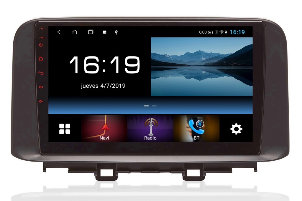 Radio Navegador GPS Android para Hyundai Kona (10,1")