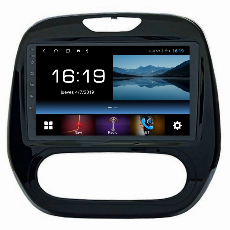 Radio Navegador GPS Android para Renault Captur (9")