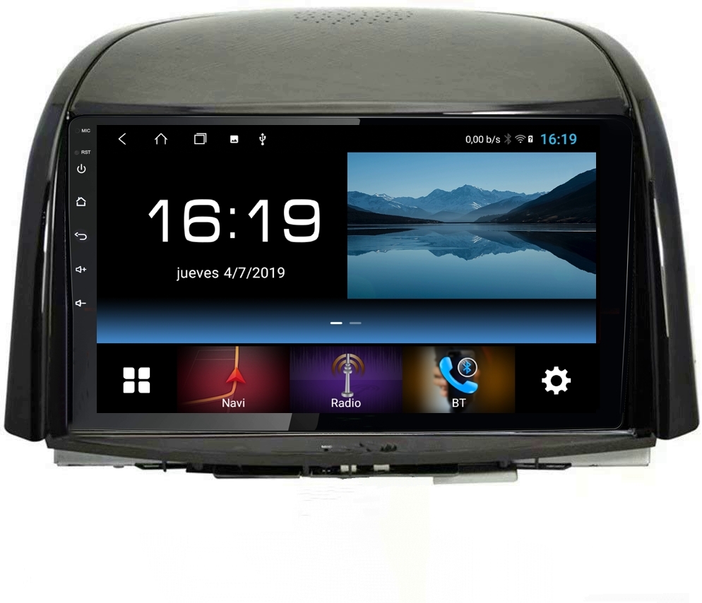 Radio Navegador GPS Android para Renault Koleos (9")