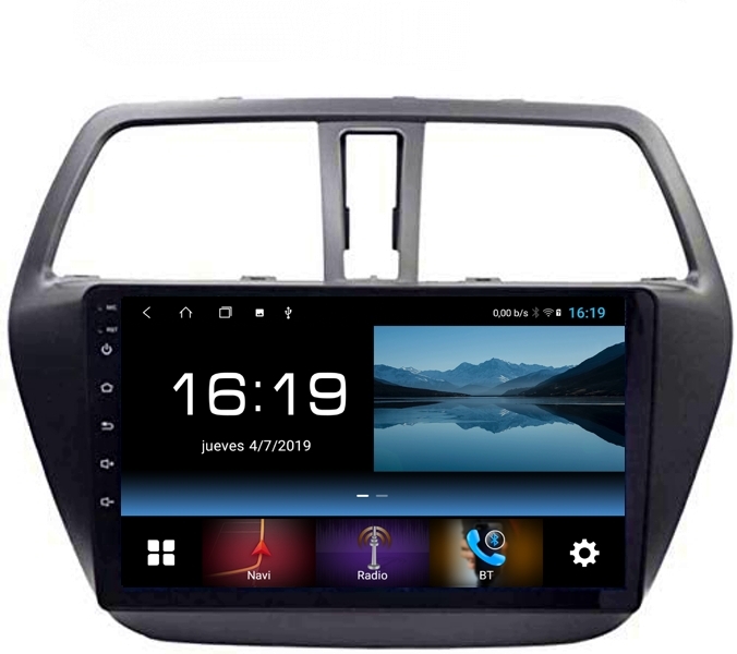 Radio Navegador GPS Android para Suzuki S-Cross (9")