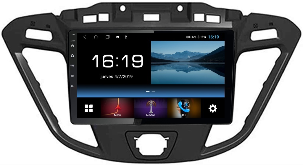 Radio Navegador GPS Android para Ford Tourneo (9")
