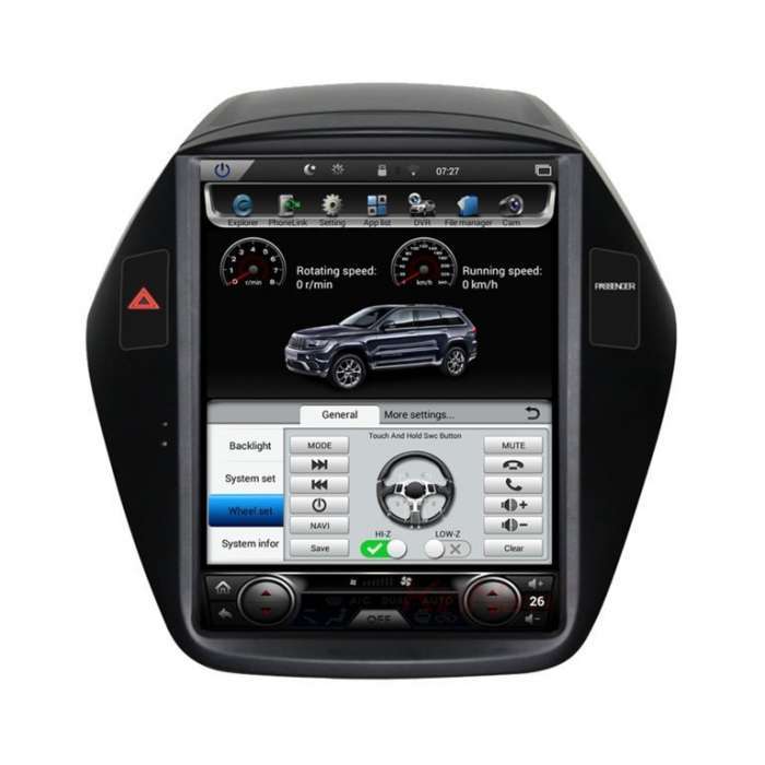 Radio Navegador Android Tipo Tesla para Hyundai IX35 / Tucson (10,4")