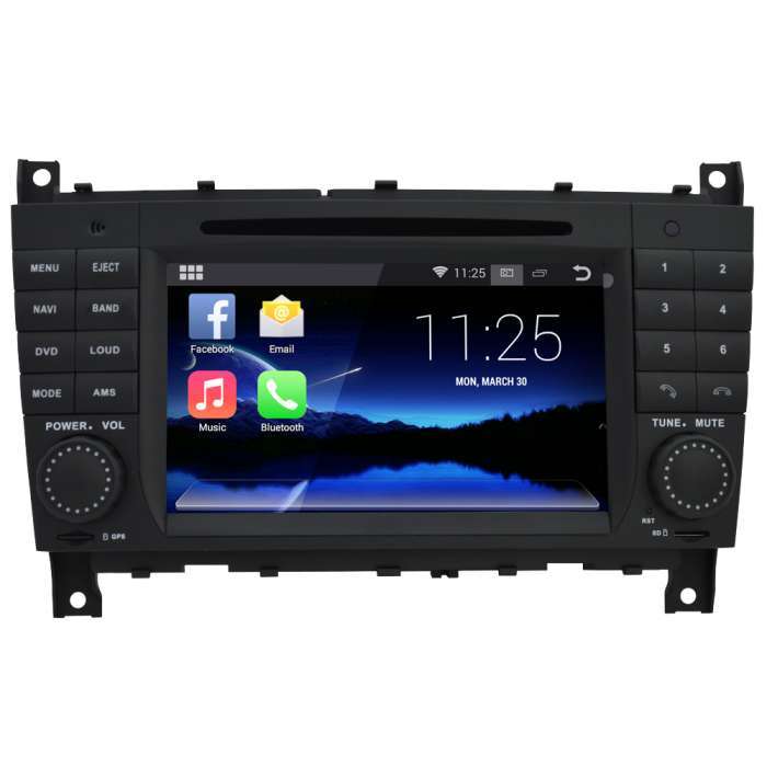Radio DVD Navegador GPS Android para Mercedes CLK / G / CLS (7")