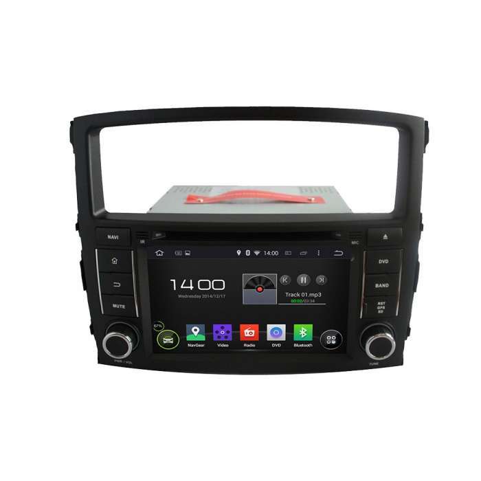 Radio DVD Navegador GPS Android para Mitsubishi Montero / Pajero (8")