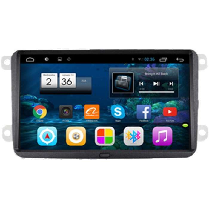 Radio Monitor Navegador GPS Android para Volkswagen / Seat / Skoda (9")